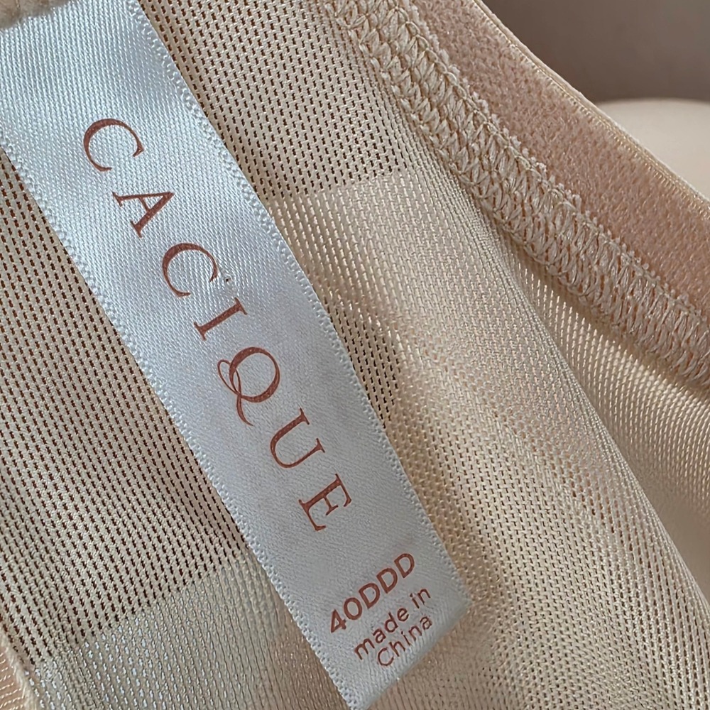 Cacique Bra Womens 40DDD Beige Lightly Lined Full Coverage Modern Collection - Picture 6 of 7